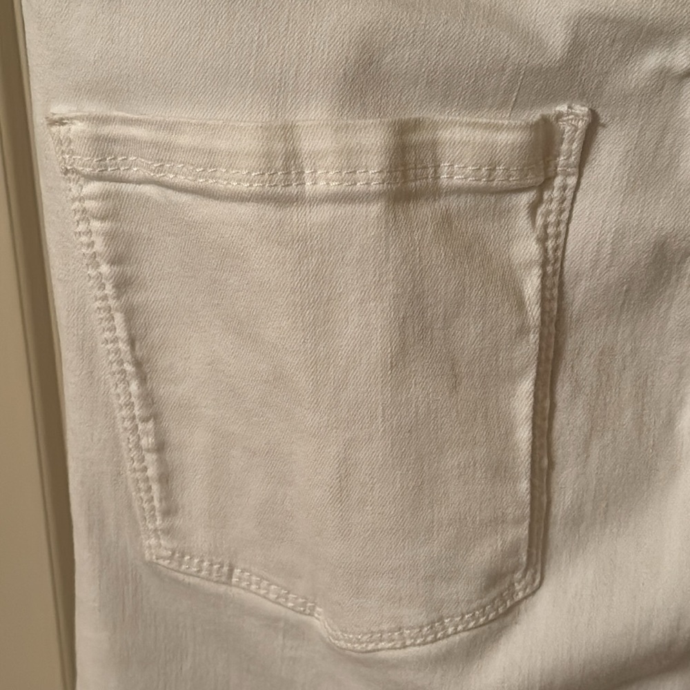 WHBM Women's Slim Crop White Skinny Jeans Size 10 EUC - Picture 14 of 16